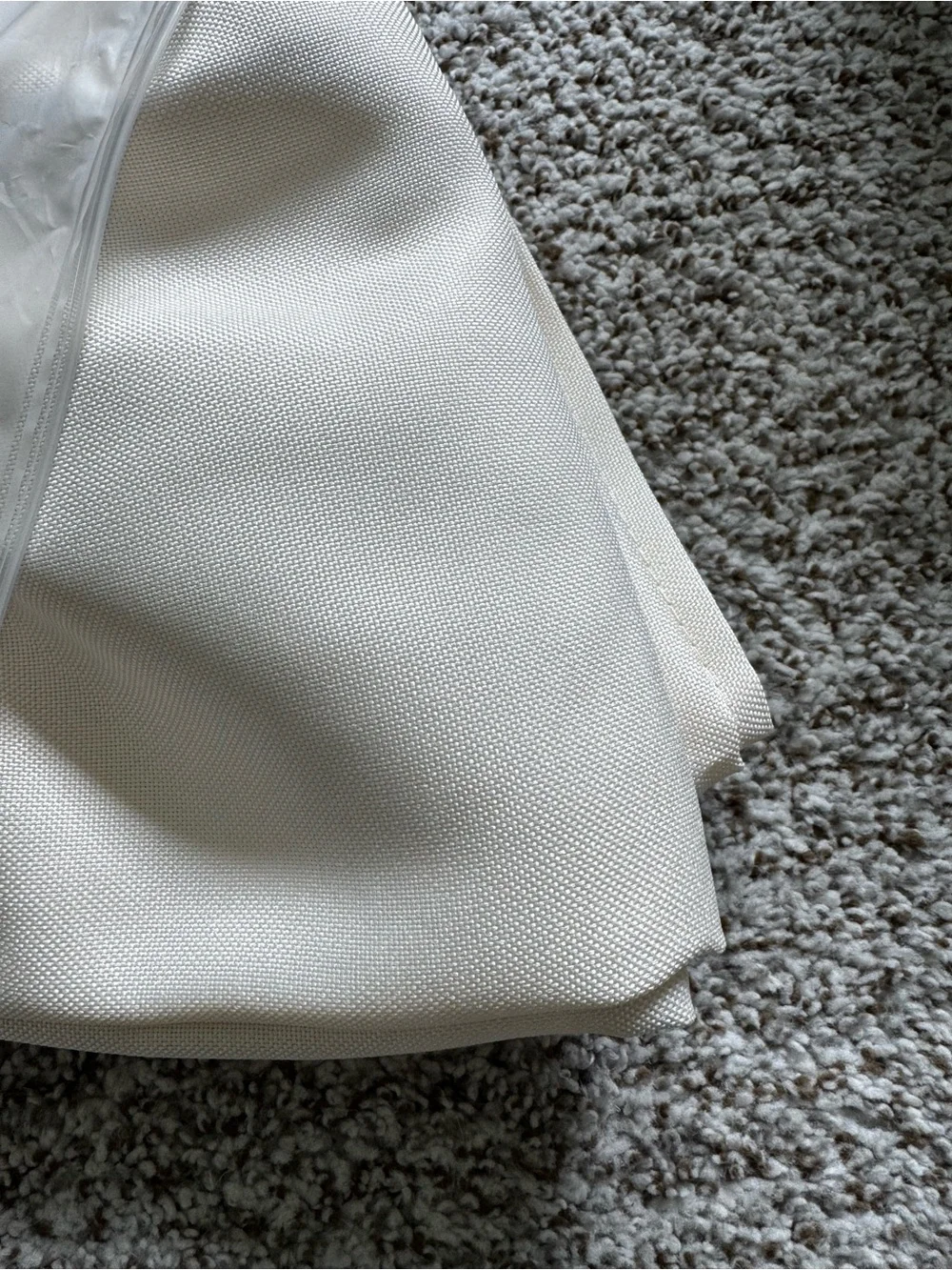 Balcony & Falcon Ivory Waterproof Tablecloth 91” x 132”